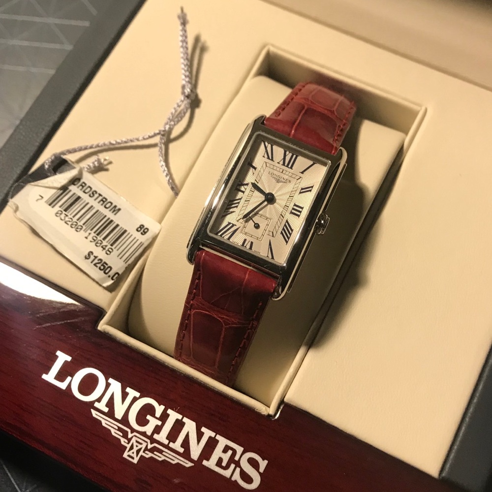 Longines Dolce Vita Quartz - Red Alligator